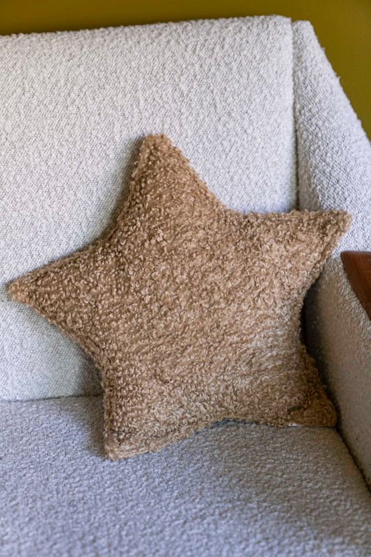 Kudde Stjärna 43x30cm - Beige