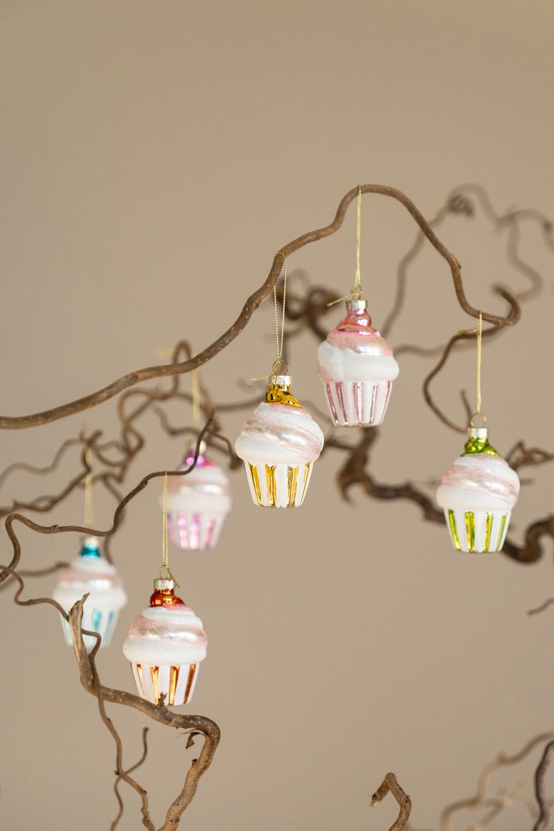 Julgranspynt - Cupcake Grön