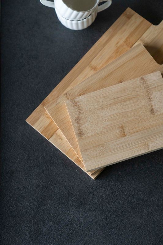 Bricka - Bambu 3-pack med handtag