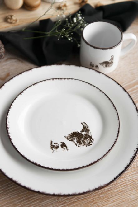 Hovedbilde Vildmark Tallrik 19cm Ekorre