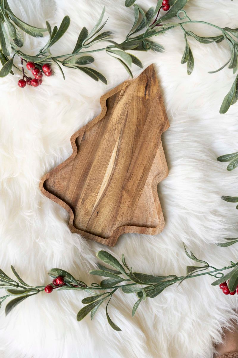 Serveringsfat – Julgran 28,5x20cm