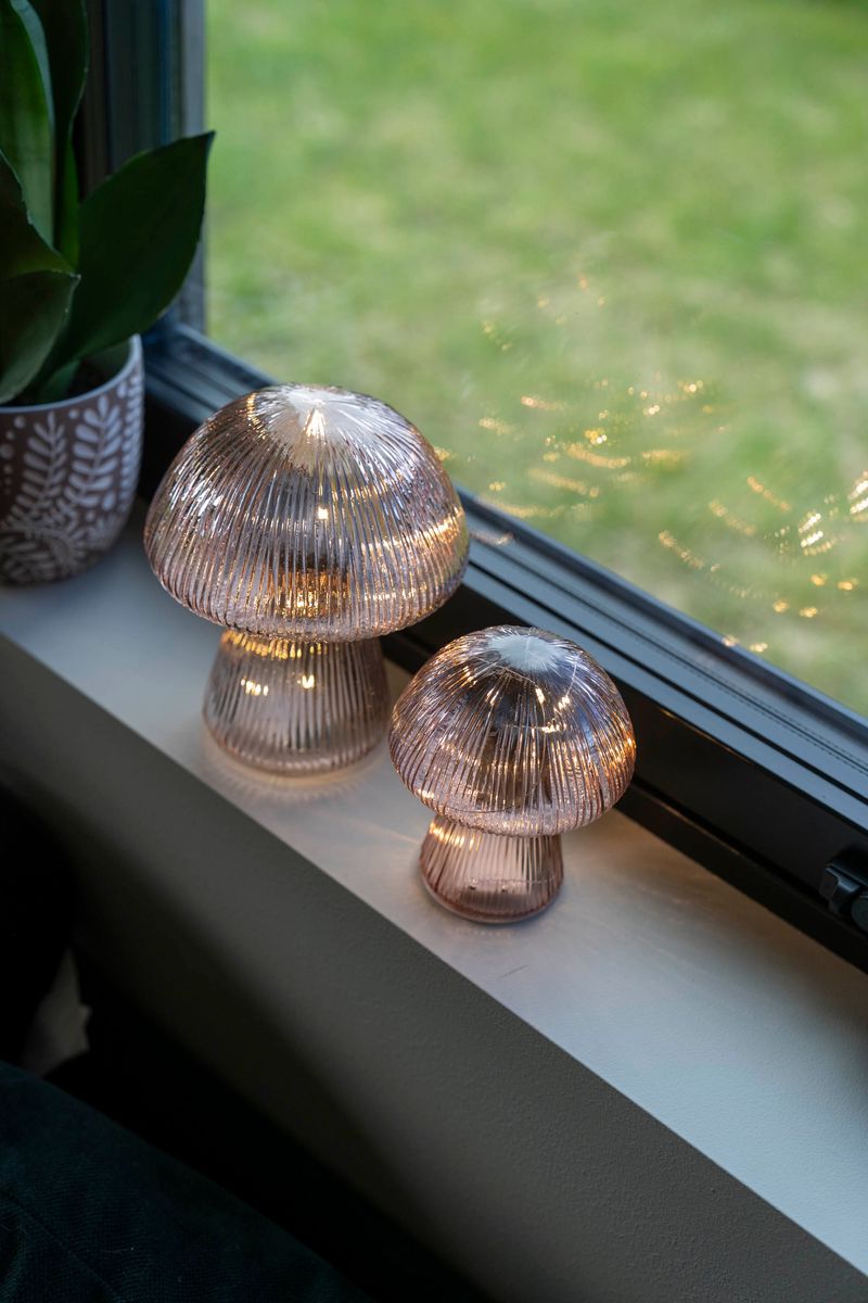 LED Svamp 12x15cm Rosa