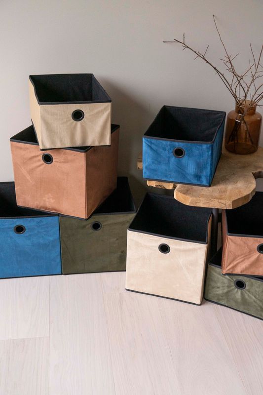 Förvaringslåda 32x25x18cm Beige