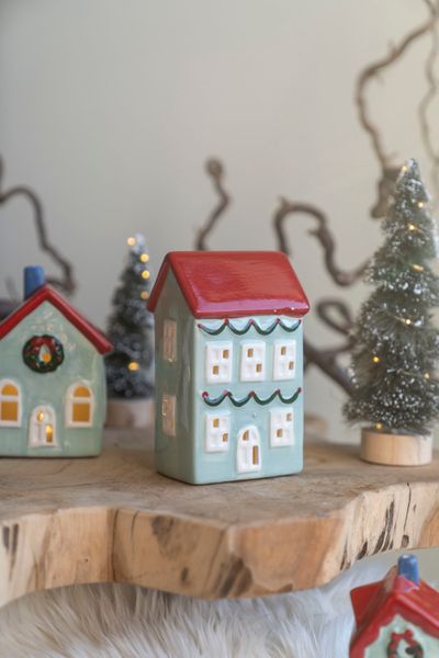 Huvudbild LED Hus 14,5cm - Blå