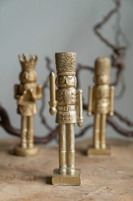 Huvudbild Nötknäckare - Guld 20cm Svärd