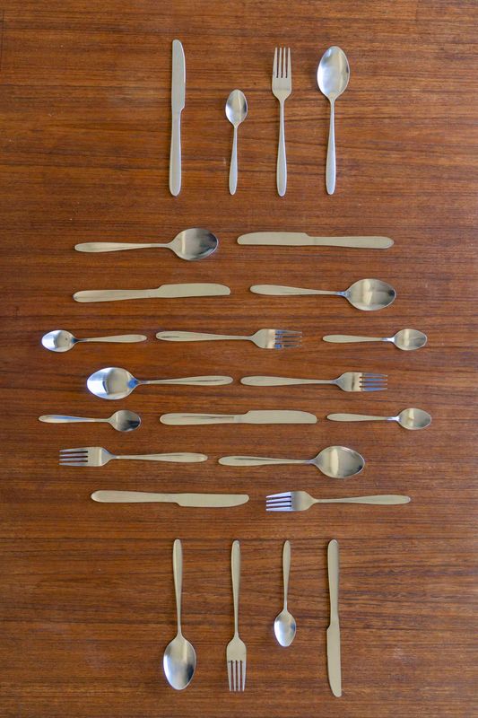 Bestikset 24 delar Silver