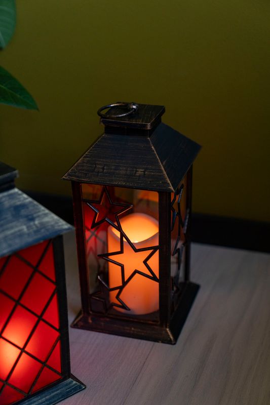 LED Lanterna 28cm - Stjärna