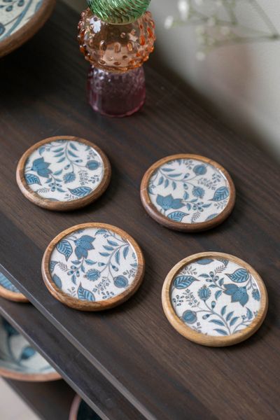 Huvudbild Athen - Glasbrickor 4pk 10cm Vit