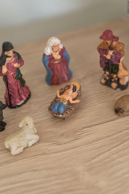 Julkrubba figurer 7pk