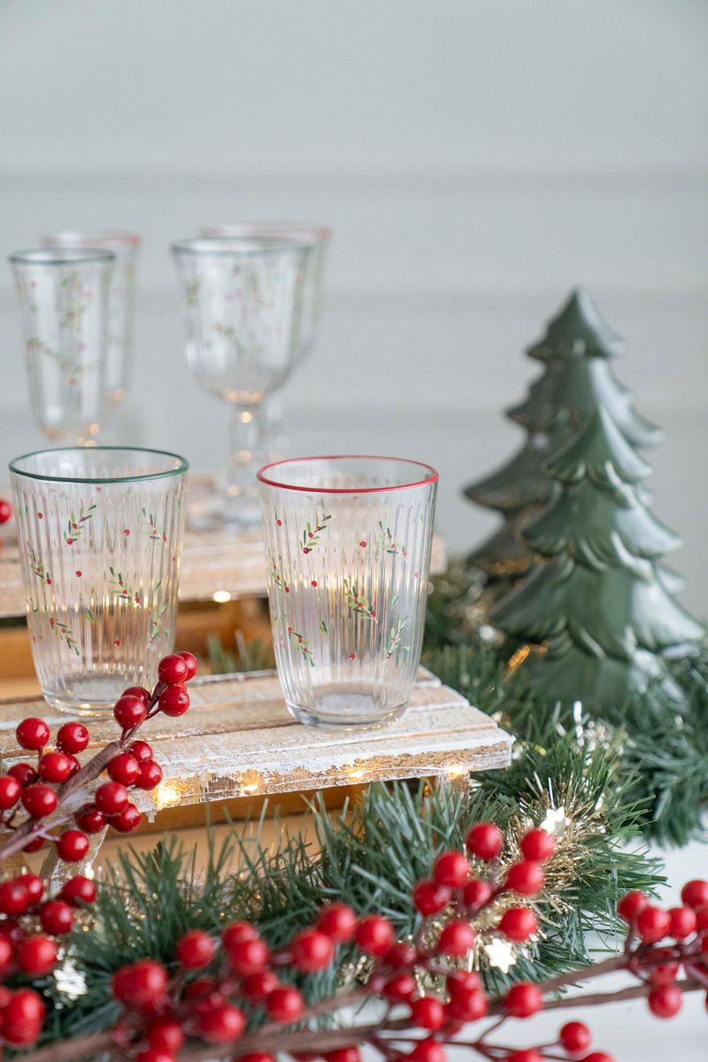Mistel Glas 395ml - Röd