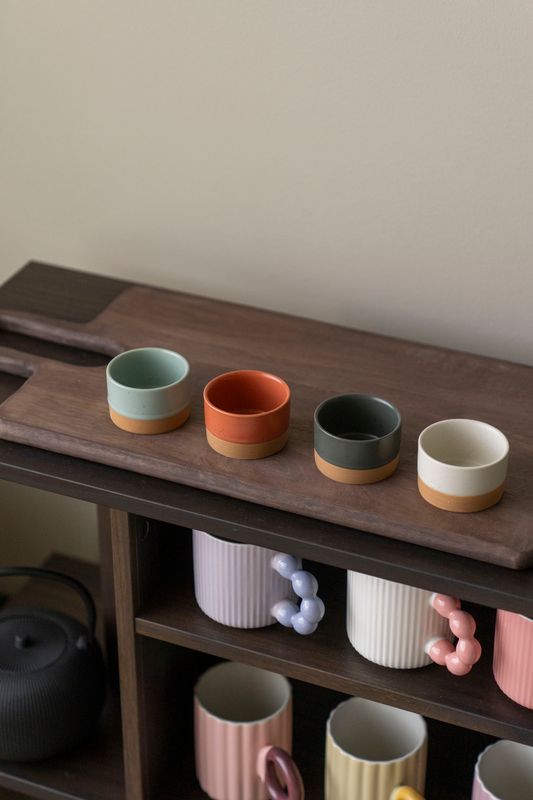 Keramikskålar  4-pack – 6,5x4cm