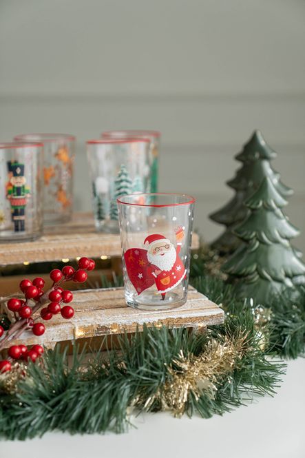 Hovedbilde Dricksglas 510ml - Jultomte