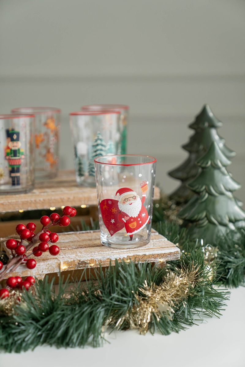Dricksglas 510ml - Jultomte