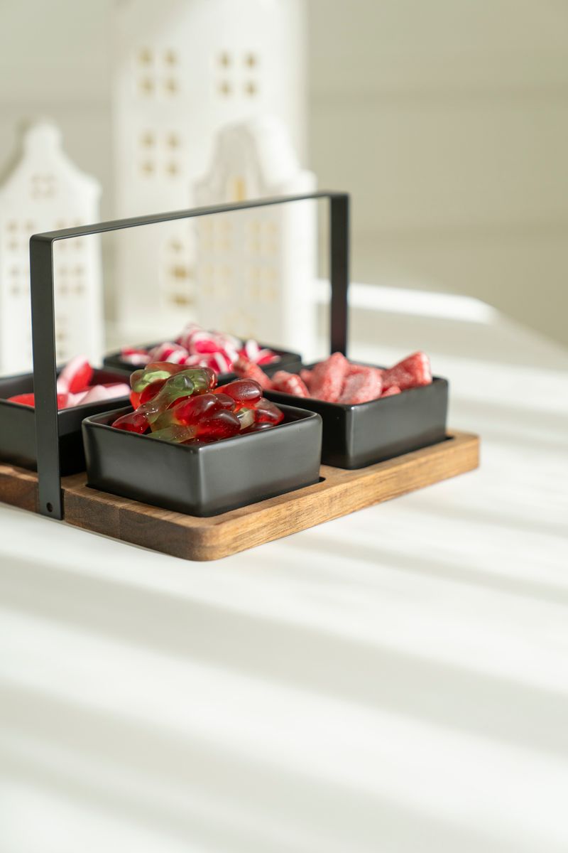 Serveringsset Fyrkant med handtag