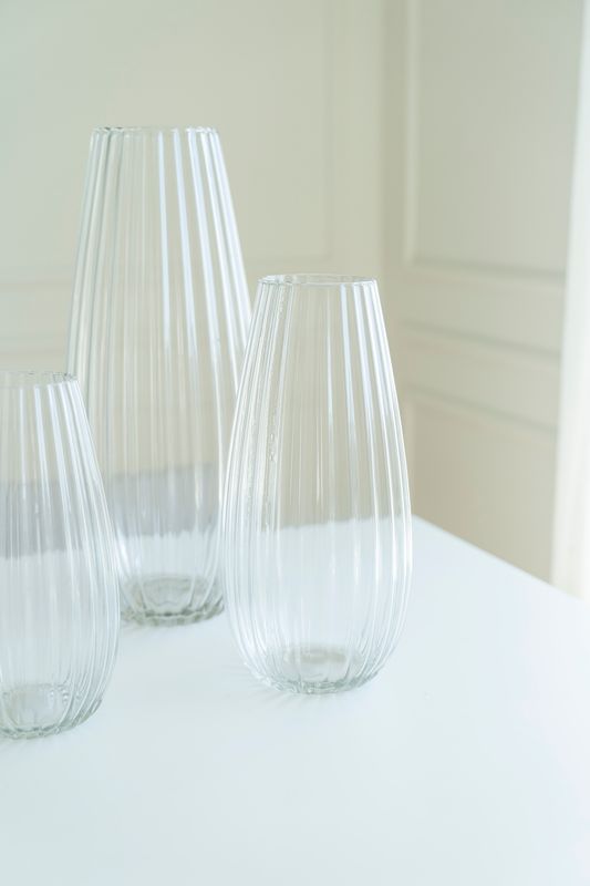 Glasvas 17x37cm
