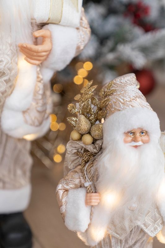 LED Tomte  30cm Guld