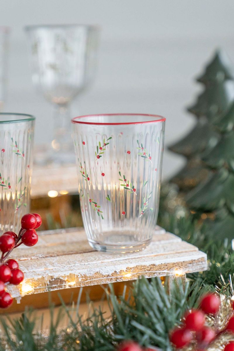 Mistel Glas 395ml - Röd