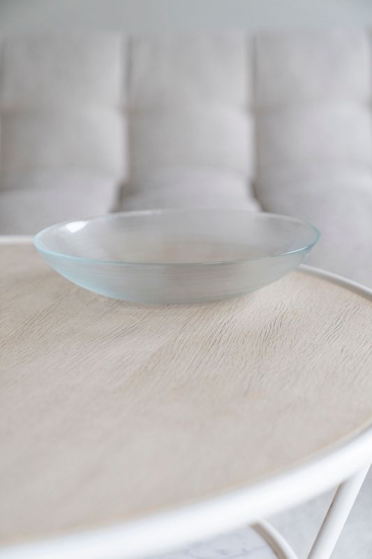Glasskål 30cm Klar