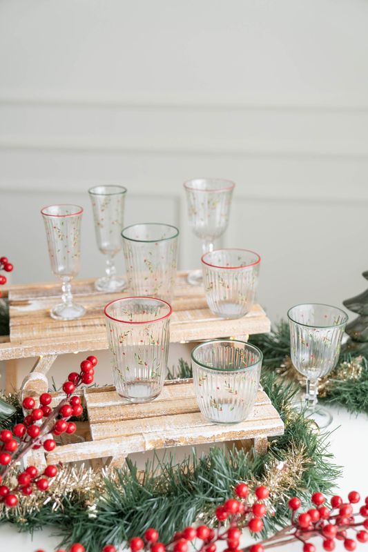 Mistel Glas 395ml - Röd