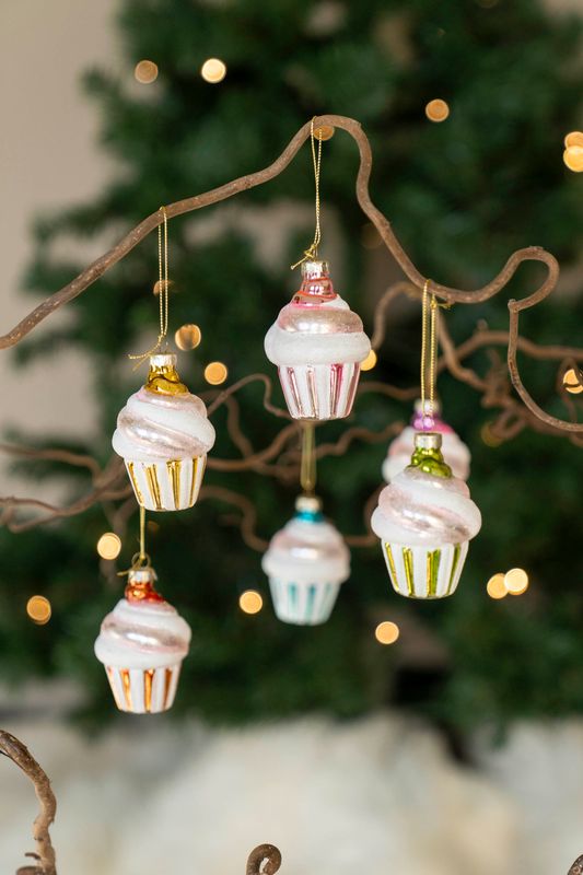 Julgranspynt - Cupcake Orange