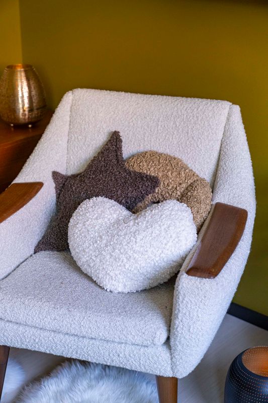 Kudde Stjärna 43x30cm - Beige