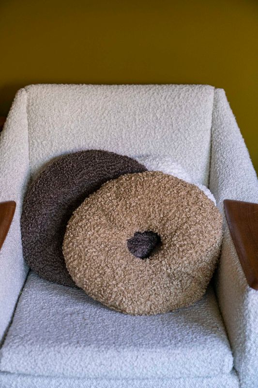 Kudde Donut 43x30cm - Beige