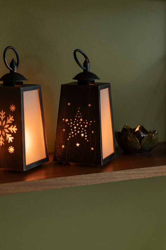 LED Lanterna 10x19cm - Stjärna