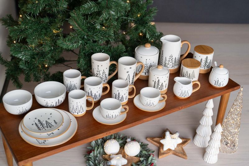 Snöflinga - Kruka med lock 14cm 