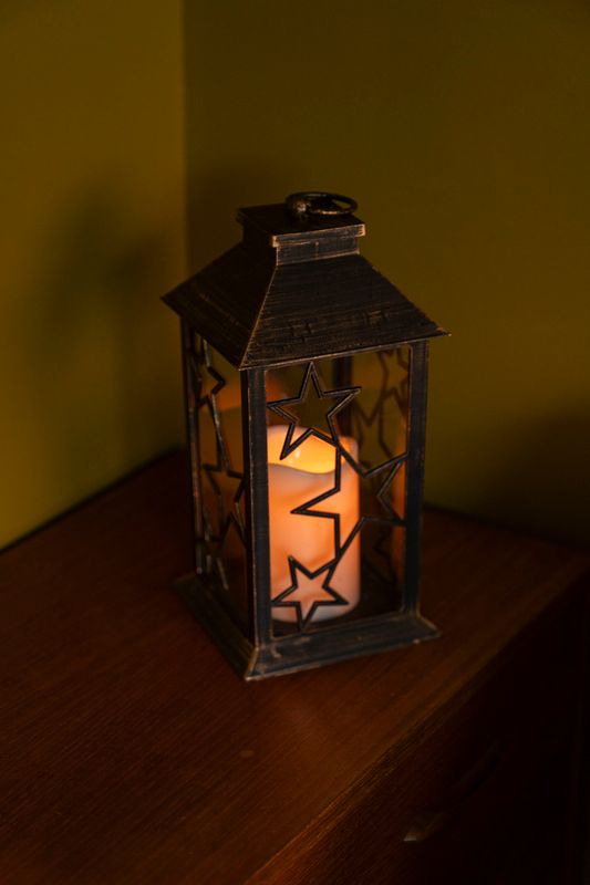 LED Lanterna 28cm - Stjärna