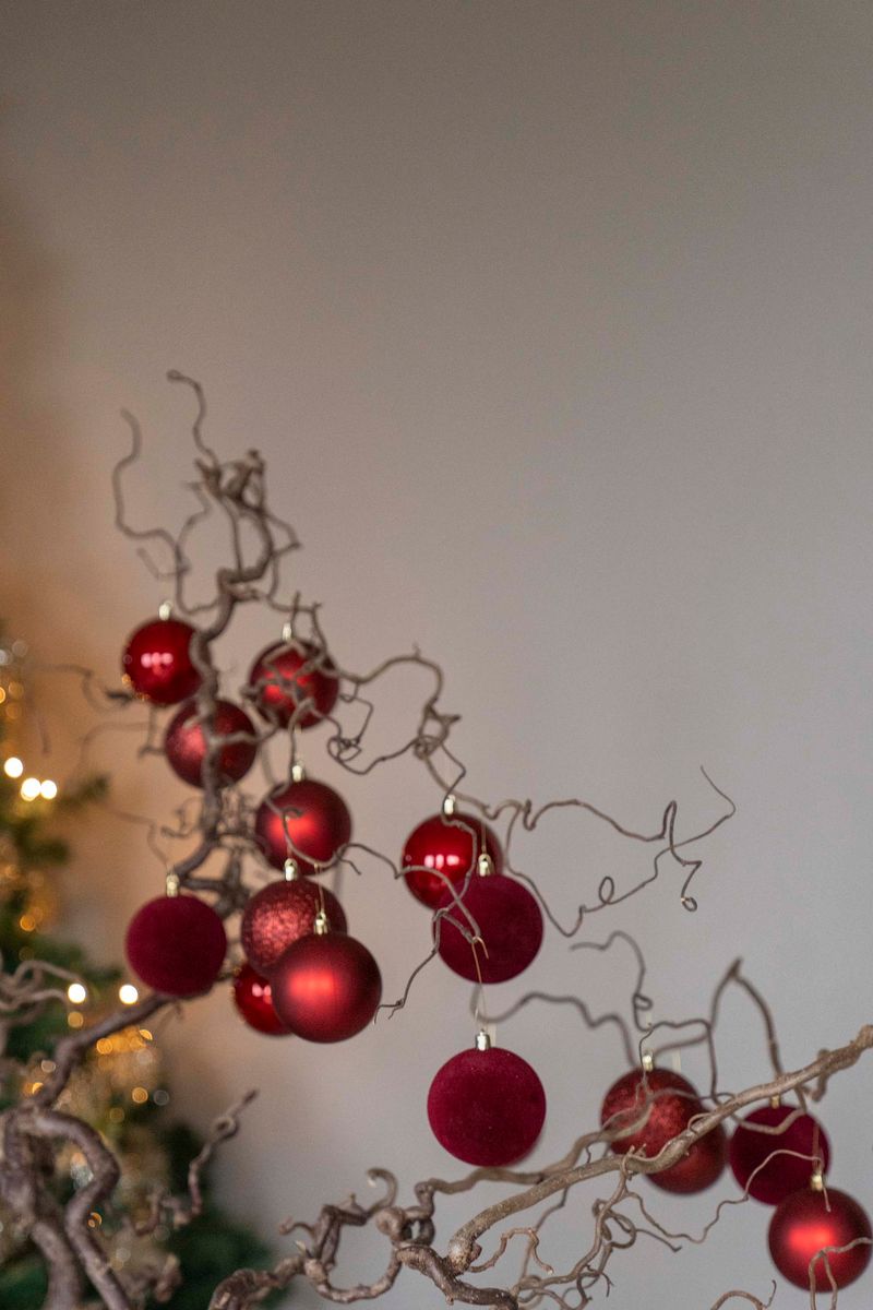Julkula Set 8cm 16pk – Röd