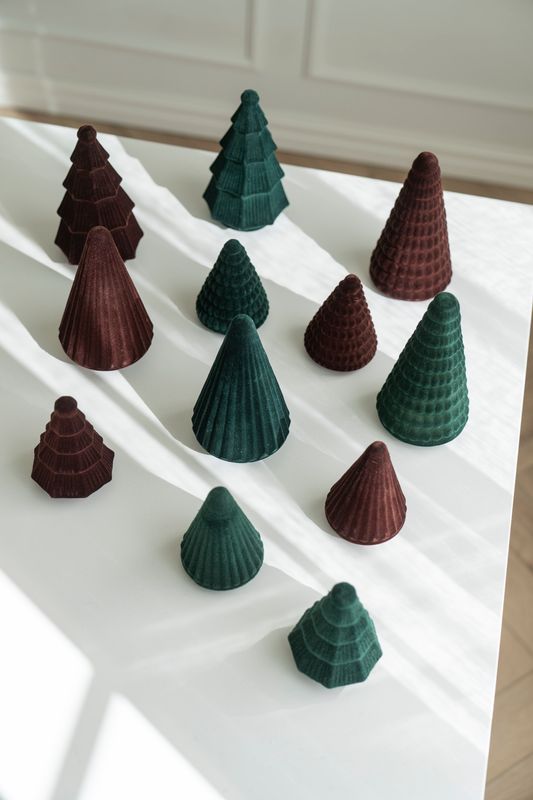Glasträd 12cm Brun - Version 2
