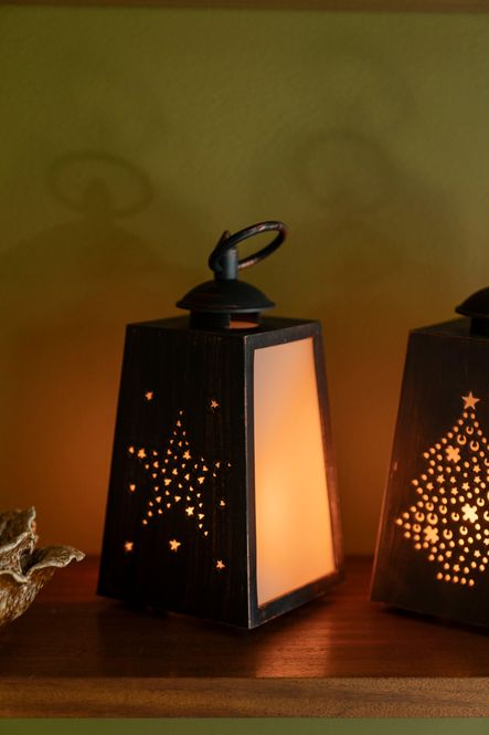 Hovedbilde LED Lanterna 10x19cm - Stjärna